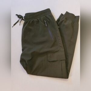 Womens Olive Joggers